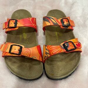 Papillio Kids Sandals with Orange and Red Straps